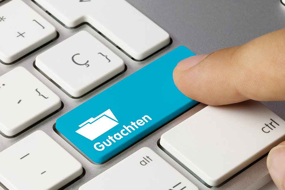 Tastaturtaste namens Gutachten